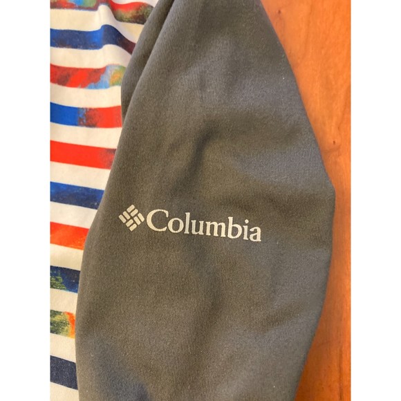 Columbia Sunguard Rashguard with SPF 50  & moisture wick t shirt sz XS 6/7 Set - Picture 4 of 13